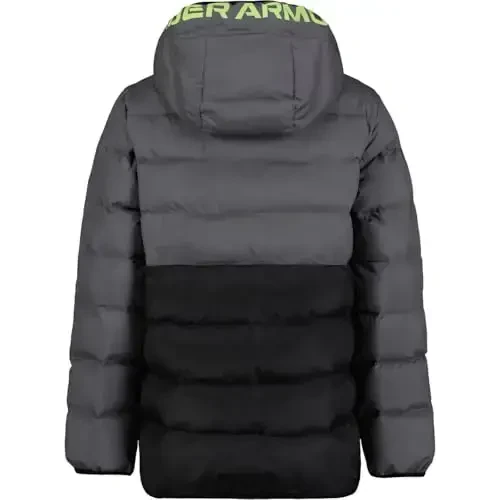 Under Armour boys Pronto Colorblock Puffer Jacket, Mid-weight, Zip Up Closure, Repels Water - UNDER ARMOUR (1)