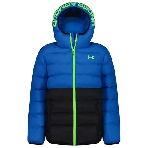Under Armour Boys' Pronto Hooded Puffer Jacket | Lightweight Design for Everyday Wear, Water-Repellent Finish to Stay Dry, Insulated Warmth for Cold Days - 1