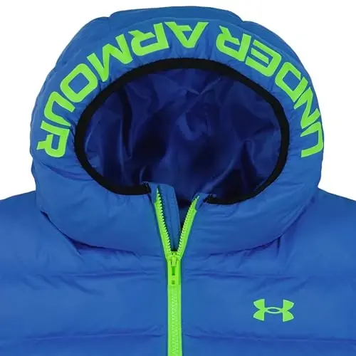 Under Armour Boys' Pronto Hooded Puffer Jacket | Lightweight Design for Everyday Wear, Water-Repellent Finish to Stay Dry, Insulated Warmth for Cold Days - 6
