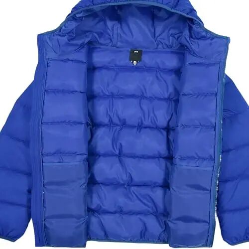Under Armour Boys' Pronto Hooded Puffer Jacket | Lightweight Design for Everyday Wear, Water-Repellent Finish to Stay Dry, Insulated Warmth for Cold Days - 3