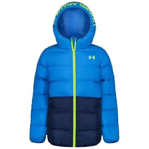 Under Armour Boys' Pronto Hooded Puffer Jacket | Lightweight Design for Everyday Wear, Water-Repellent Finish to Stay Dry, Insulated Warmth for Cold Days - 1