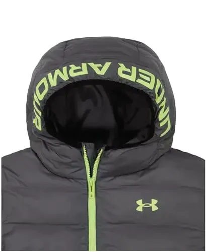Under Armour boys Pronto Colorblock Puffer Jacket, Mid-weight, Zip Up Closure, Repels Water - 3