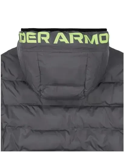 Under Armour boys Pronto Colorblock Puffer Jacket, Mid-weight, Zip Up Closure, Repels Water - 4