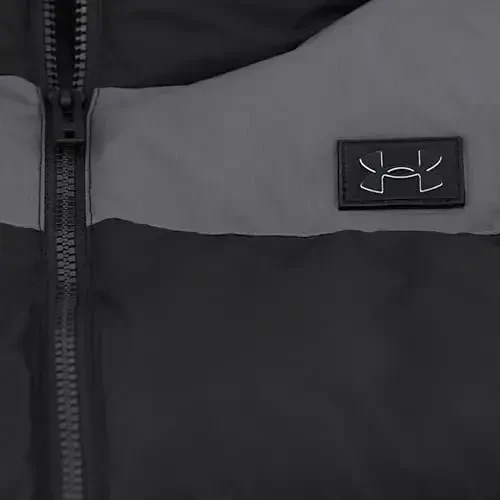 Under Armour o'g'il bolalar Pronto Colorblock Puffer Kurtka, O'rta vaznli, Fermuarli, Suv o'tkazmaydi - 4