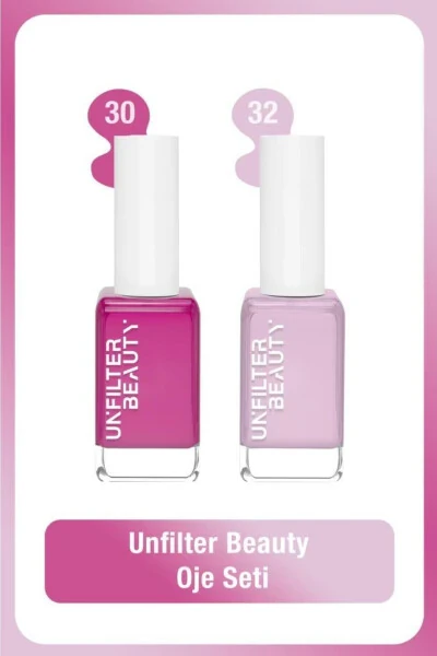 Unfilter Beauty Nail Polish Set No: 30 + No: 32 - UNFILTER BEAUTY (1)