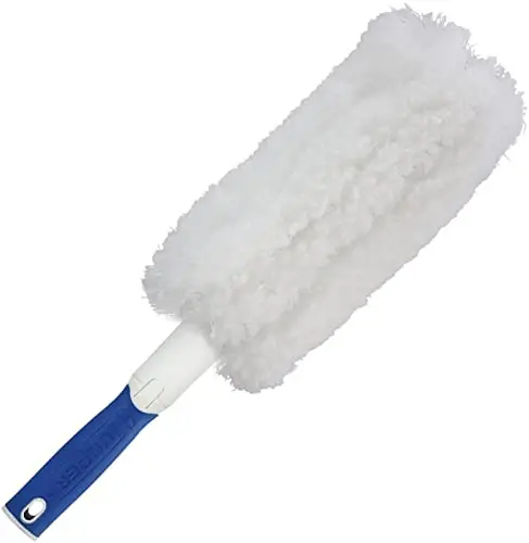 Unger Microfiber Wool Duster - Compatible with Poles, Machine Washable Duster, Dusters for Cleaning, Pet Hair & Dust Cleaner, Cleaning Supplies, Great for TVs, Molding, Electronics & Furniture - Modazone