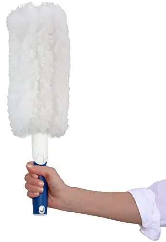 Unger Microfiber Wool Duster - Compatible with Poles, Machine Washable Duster, Dusters for Cleaning, Pet Hair & Dust Cleaner, Cleaning Supplies, Great for TVs, Molding, Electronics & Furniture - 2