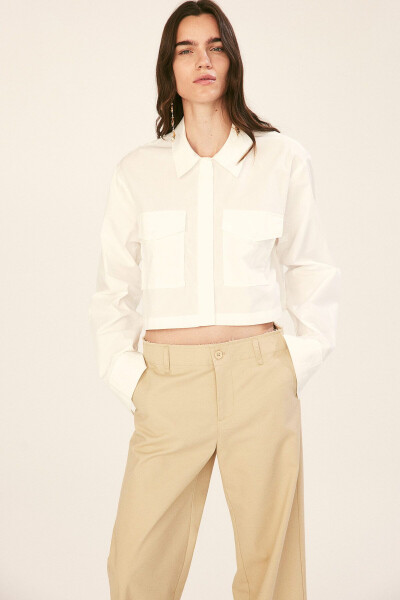 Unhemmed Gabardine Chino - 2