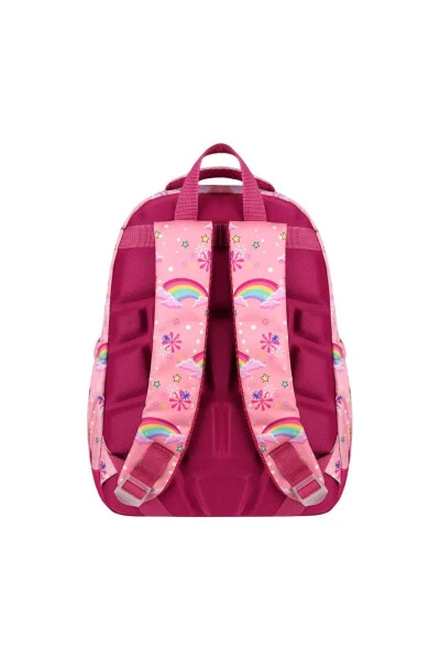 Unicorn Feeding & Pencil Case Set for Girls, Orthopedic Back Support, Luxury Elementary School Backpack - 5