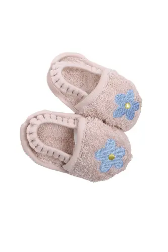 Unicorn Towel Swaddle Slipper Set-LIGHT PINK - 6