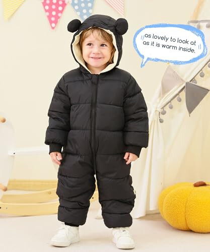 UNIFACO Baby Boys Snowsuit Newborn Baby Girls Winter Coat Toddler Clothes - 2