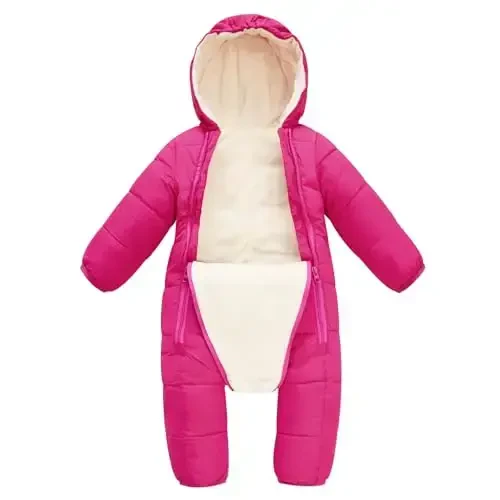 UNIFACO Baby Boys Snowsuit Newborn Baby Girls Winter Coat Toddler Clothes - 3