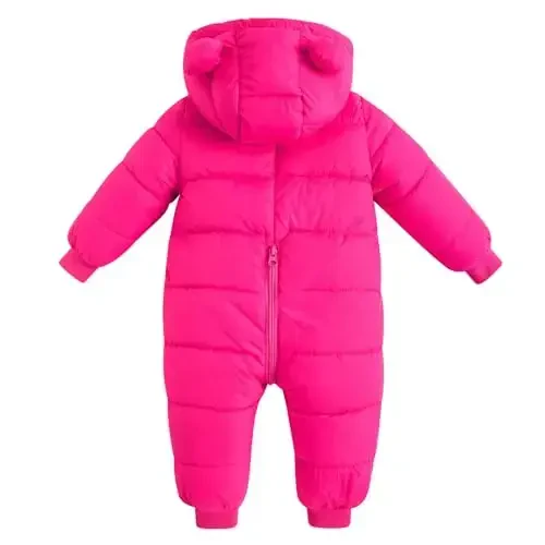 UNIFACO Baby Boys Snowsuit Newborn Baby Girls Winter Coat Toddler Clothes - 2