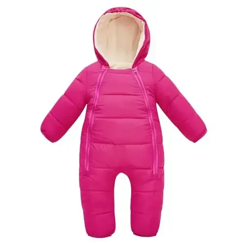 UNIFACO Baby Boys Snowsuit Newborn Baby Girls Winter Coat Toddler Clothes - UNIFACO