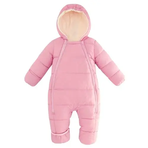 UNIFACO Baby Boys Snowsuit Newborn Baby Girls Winter Coat Toddler Clothes - 1