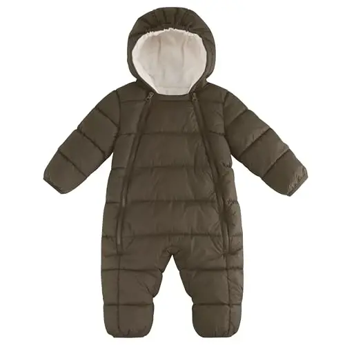 UNIFACO Baby Boys Snowsuit Newborn Baby Girls Winter Coat Toddler Clothes - 1