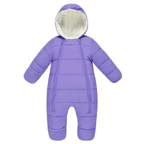 UNIFACO Baby Boys Snowsuit Newborn Baby Girls Winter Coat Toddler Clothes - 1