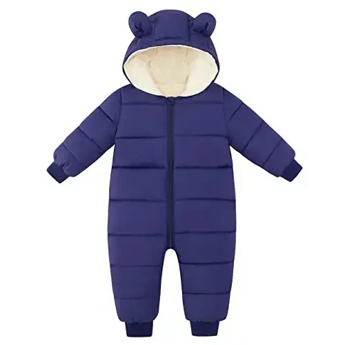 UNIFACO Baby Boys Snowsuit Newborn Baby Girls Winter Coat Toddler Clothes - 1