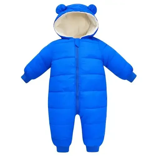 UNIFACO Baby Boys Snowsuit Newborn Baby Girls Winter Coat Toddler Clothes - UNIFACO