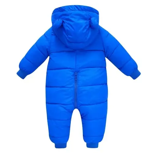 UNIFACO Baby Boys Snowsuit Newborn Baby Girls Winter Coat Toddler Clothes - 2