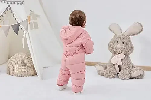 UNIFACO Baby Boys Snowsuit Newborn Baby Girls Winter Coat Toddler Clothes - 3