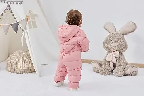 UNIFACO Baby Boys Snowsuit Newborn Baby Girls Winter Coat Toddler Clothes - 3