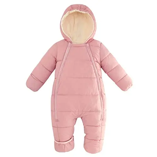 UNIFACO Baby Boys Snowsuit Newborn Baby Girls Winter Coat Toddler Clothes - 1