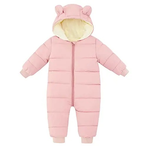 UNIFACO Baby Boys Snowsuit Newborn Baby Girls Winter Coat Toddler Clothes - 1