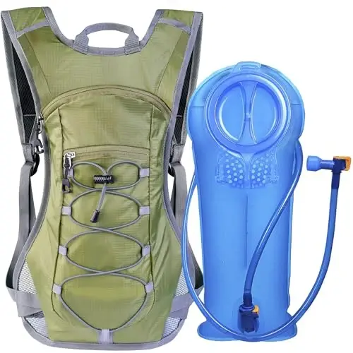 Unigear Hydration Pack Backpack with 2L Water Bladder for Hiking & Cycling | Lightweight Water Backpack For Running, Biking, Climbing And Camping, 70 Oz Bladder, Hydration Backpack For Hiking - 1