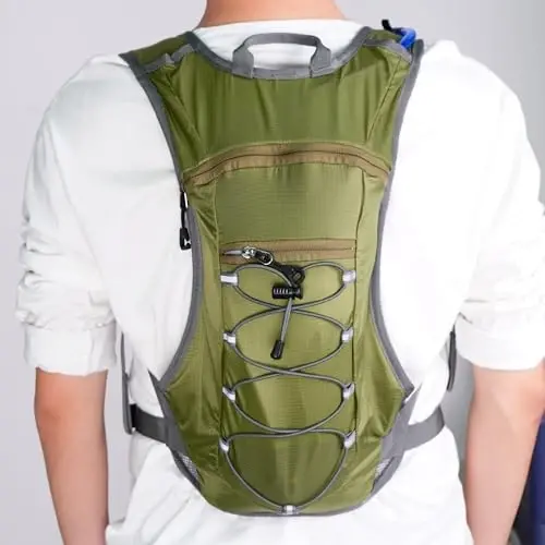 Unigear Hydration Pack Backpack with 2L Water Bladder for Hiking & Cycling | Lightweight Water Backpack For Running, Biking, Climbing And Camping, 70 Oz Bladder, Hydration Backpack For Hiking - 6