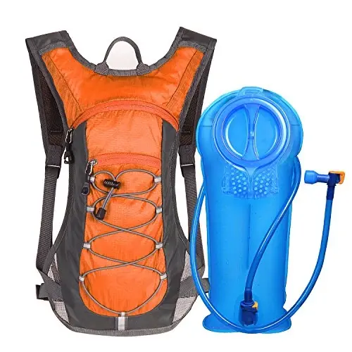 Unigear Hydration Pack Backpack yugurish, piyoda sayr qilish, velosipedda yurish, toqqa chiqish, camping, velosipedda sayr qilish uchun 70 oz 2L suv qopi bilan - 1