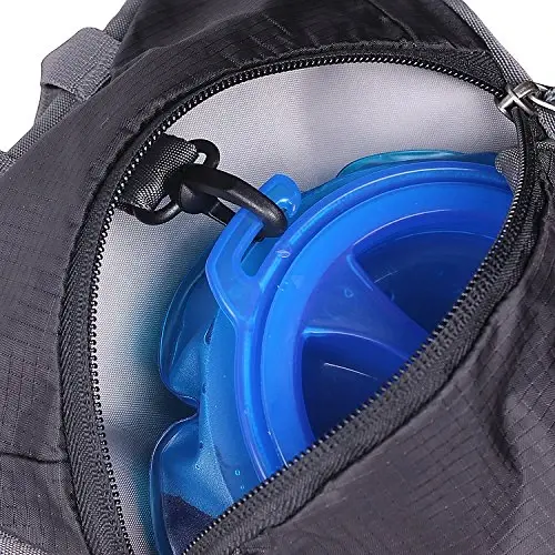 Unigear Hydration Pack Backpack yugurish, piyoda sayr qilish, velosipedda yurish, toqqa chiqish, lager, velosipedda yurish uchun 70 oz 2L suv qopi bilan - 5