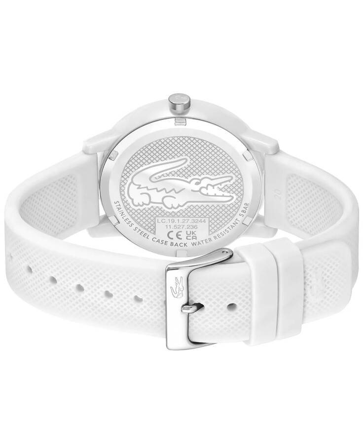 Унисекс часы L.12.12 Quartz White Silicone Strap 42mm White - 3