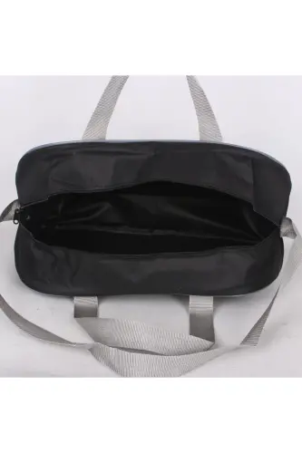 Унисекс дорожная и спортивная сумка - черная - 3