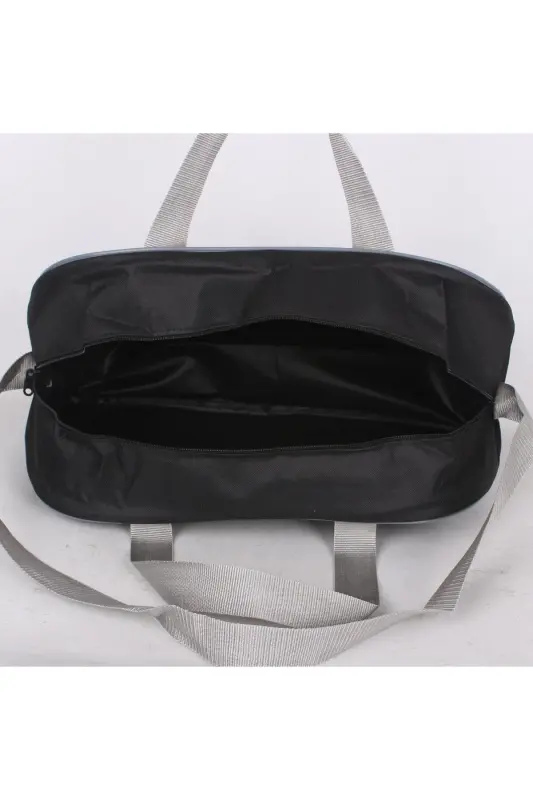 Унисекс дорожная и спортивная сумка - черная - 3
