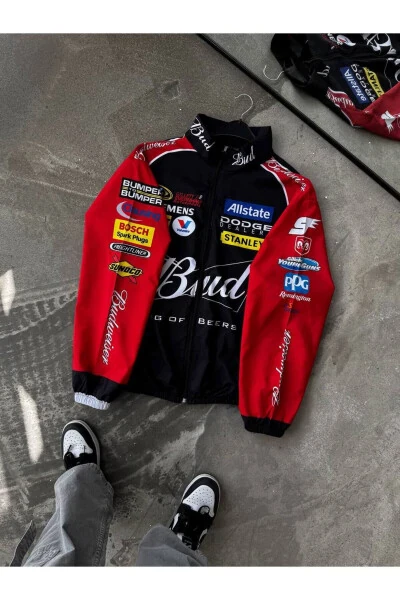 Унисекс Дождевик & Ветровка с полной молнией с цифровым принтом Bud - RICHARLISON (1)