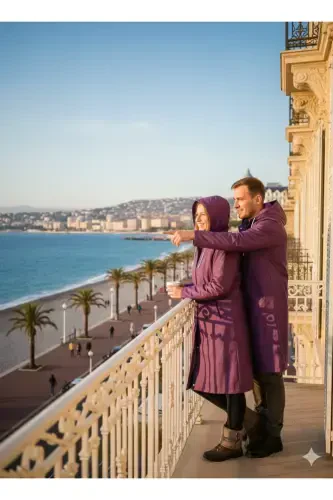 Унисекс Фиолетовый Eva Ткань Водо-Ветро-Непроницаемый Дождевик-Фиолетовый - 5