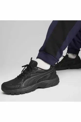 Унисекс Комфорт Табан Йюрюш Ве Кошу Айяккабысы-Black - 7