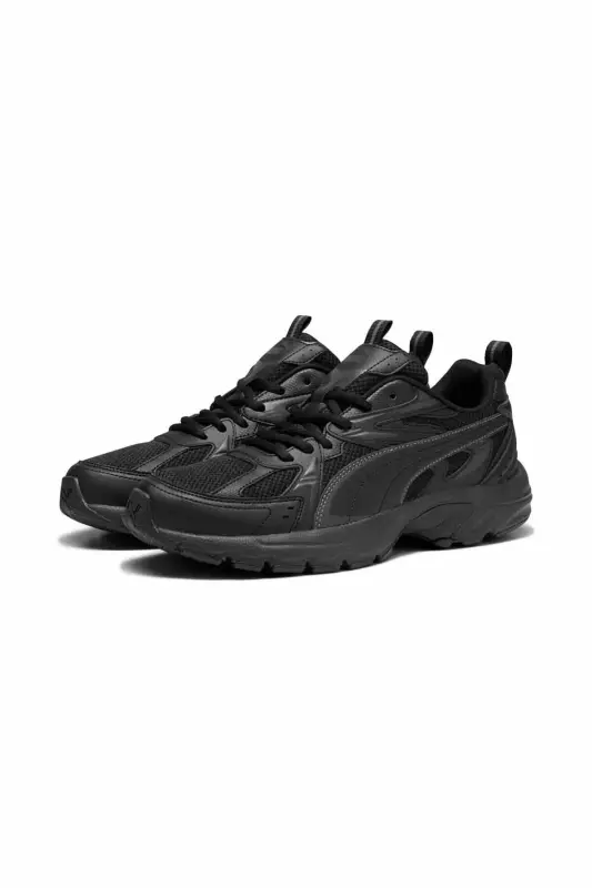 Унисекс Комфорт Табан Йюрюш Ве Кошу Айяккабысы-Black - 8