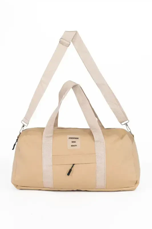 Uniseks oldi cho'ntakli uzun yelkali ayollar va erkaklar foydalanishi mumkin bo'lgan sayohat fitnes va sport sumkasi-vizon - MACHARELBASIC