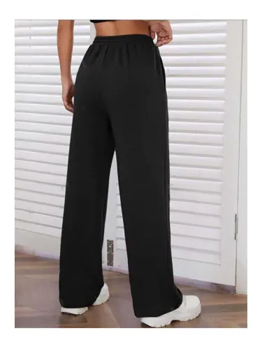 Унисекс Regular Fit Тонкие спортивные штаны SPR24UEA80-Черный - 1