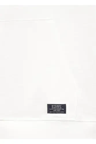 Унисекс Толстовка с капюшоном - Белый - 4