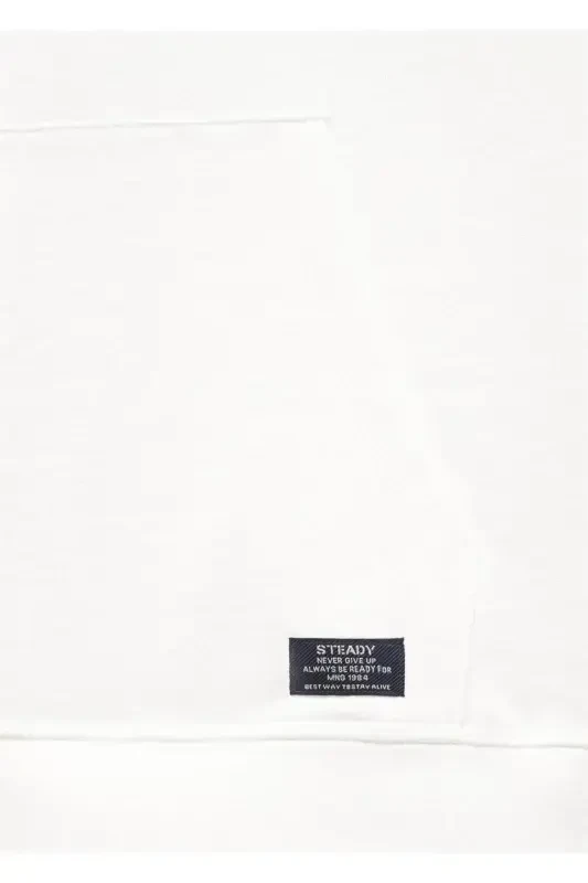 Унисекс Толстовка с капюшоном - Белый - 4