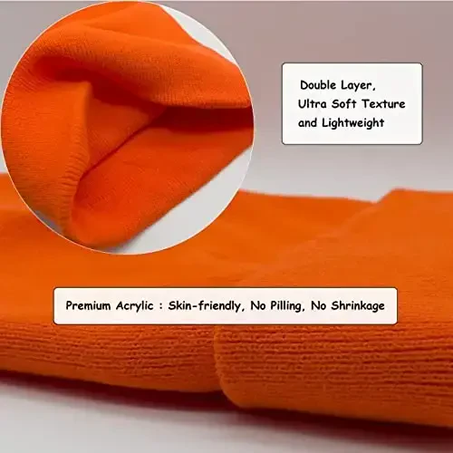 Uniseks Trikotaj Yumshoq Issiq Manjetli Biniy Qishki Kamuflyaj Shlyapalar Erkaklar Ayollar uchun - 5