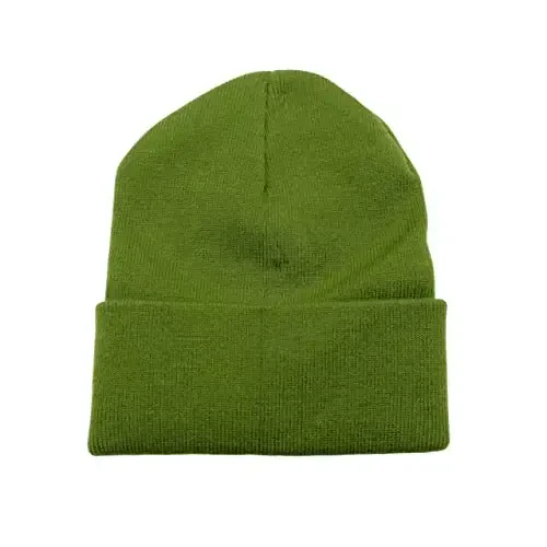 Unisex Knit Soft Warm Cuffed Beanie Hat Winter Camo Hats for Men Women - 3