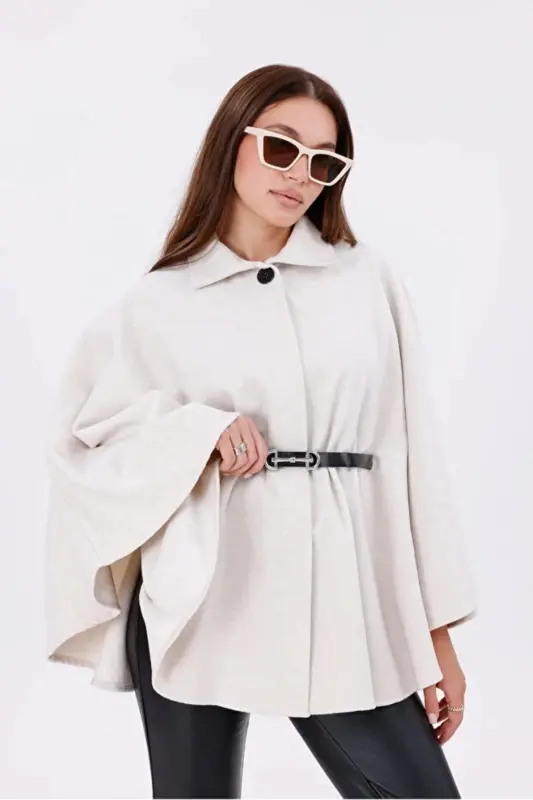Унисекс Хлопковый Гольф Кашкорс с Начесом Слимфит Водолазка-ЧерноБелый - 5