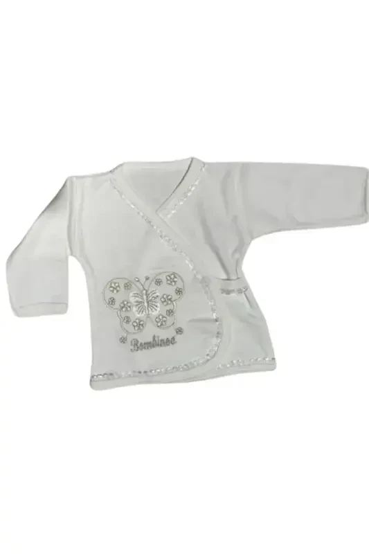 Unisex 10 Pieces Newborn Hospital Outfit Romper Set with Butterfly Embroidery-BUTTERFLY - 2