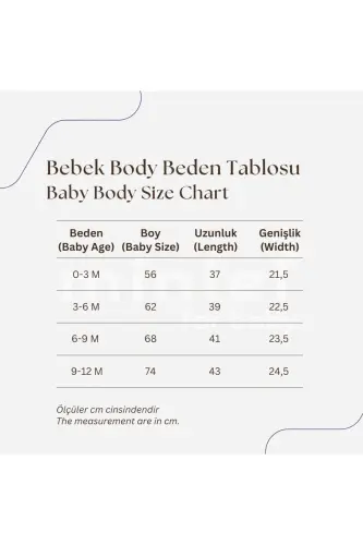 Unisex %100 Organic Cotton Elephant Print 3-6-9-12 Months 3-Pack Long Sleeve Baby Bodysuit-ECRU - MINIEL ORGANIC (1)