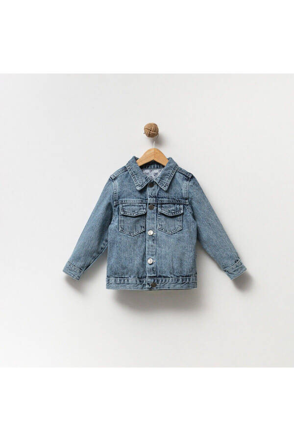 Unisex 5-8 Years Basic Kids Denim Jacket - 5