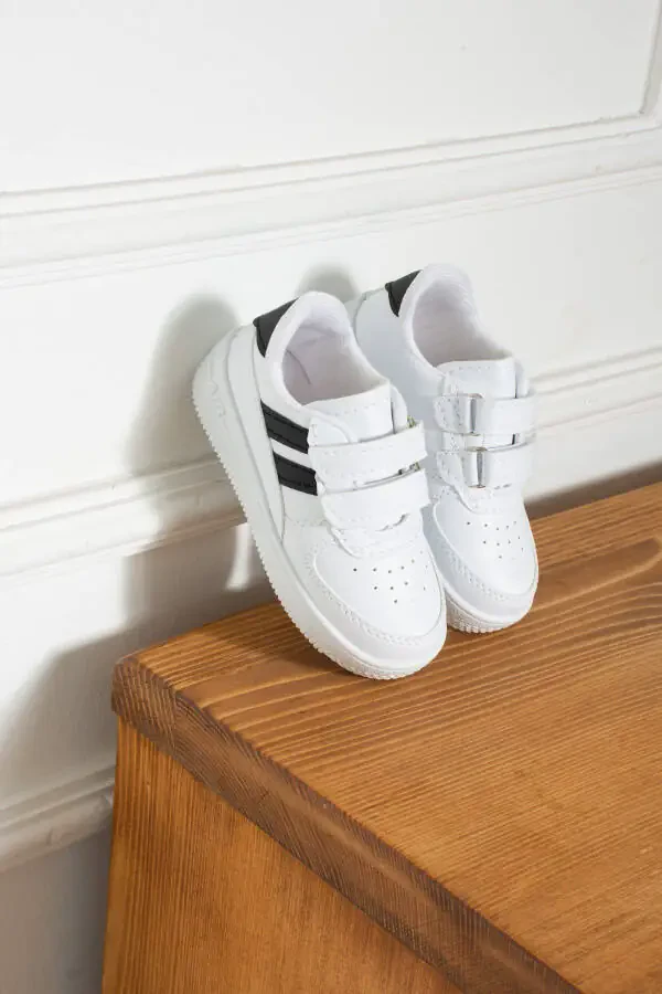 Unisex Air Velcro School Shoes Sneaker Sports Shoes (20-35) for Boys - Girls - Kids - Babies - 1